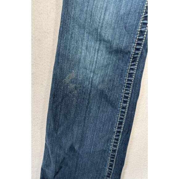 Ariat Ruby Boot Cut Jeans Thick Stitching Medium Wash Western Women's 30R FLAW - Picture 6 of 8